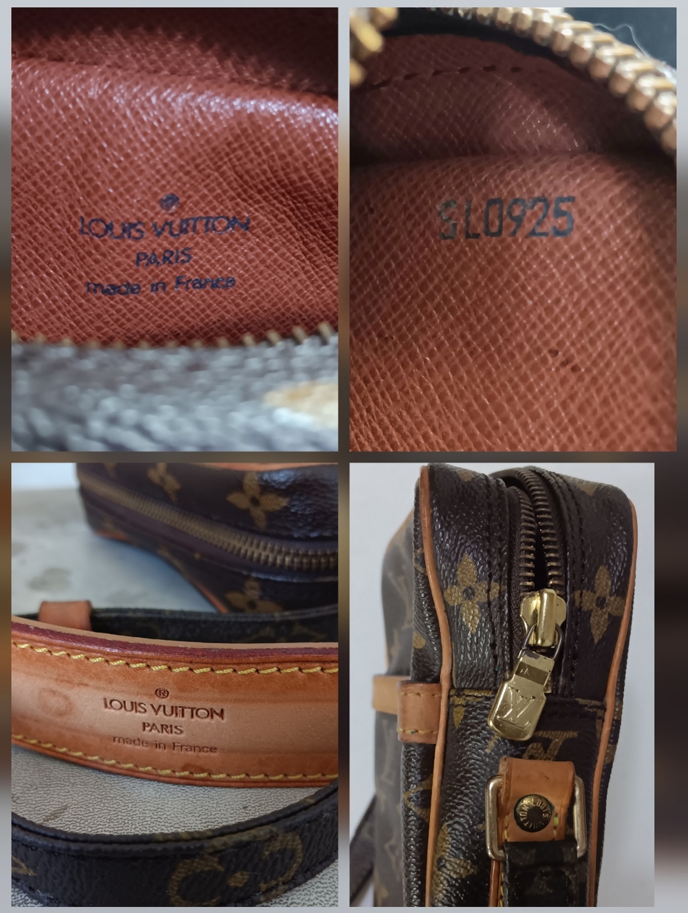 Louis Vuitton Monogram Danube Crossbody Bag Vintage 1995 ✨ COA - Picture 14 of 16